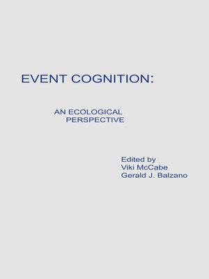 cover image of Event Cognition